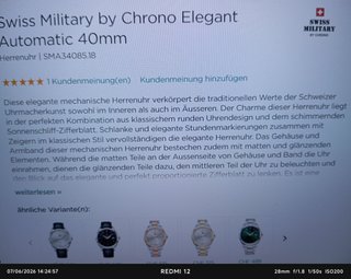 Vendo relojes Made in Swiss.