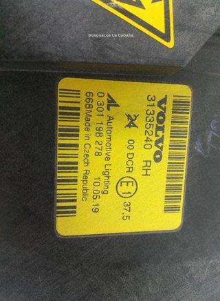 311335240 faro der volvo v50 (545) 2.0 d 20164393