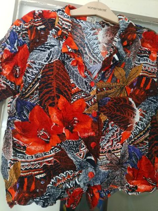 Blusa vintage Multicolor