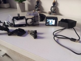 Cámara Deportiva + Accesorios