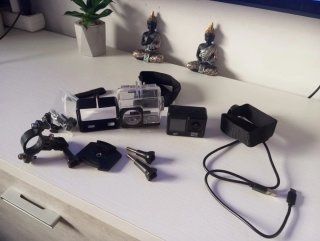 Cámara Deportiva + Accesorios