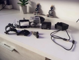 Cámara Deportiva + Accesorios