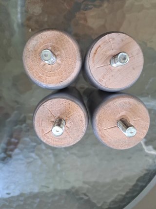 4 Patas Cama Somier base tapizada 10cm
