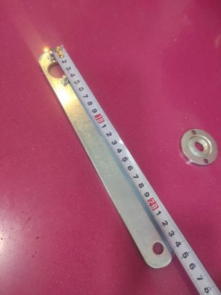 Llave de radial y arandela