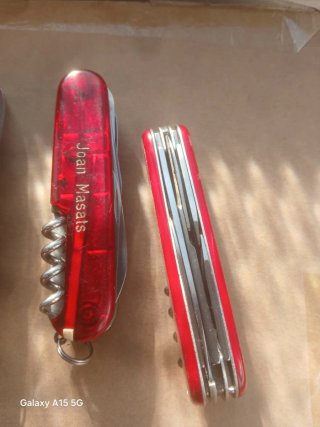Set 3 Navajas Victorinox Roja