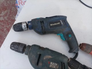 Lote 4 taladros (Einhell, AEG, Hitachi, B&D)