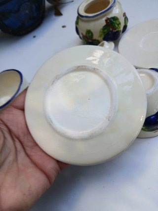 Set tazzine caffè e zuccheriera ceramica