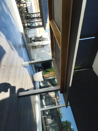 Mesa plegable madera y metal