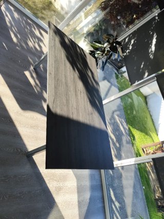 Mesa plegable madera y metal