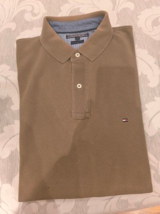 Polo Tommy Hilfiger Caballero XXL Marrón
