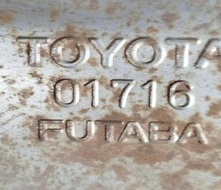 01716 tubo escape tras toyota land 4.2 d hdj 30074
