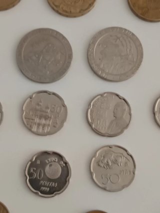 Lote de monedas de España