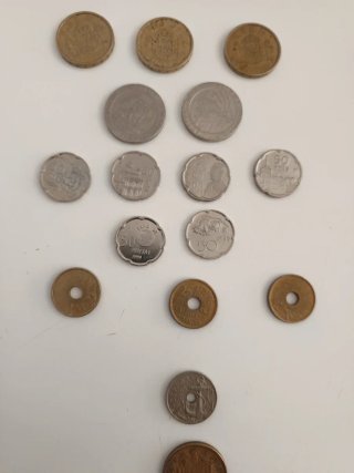 Lote de monedas de España