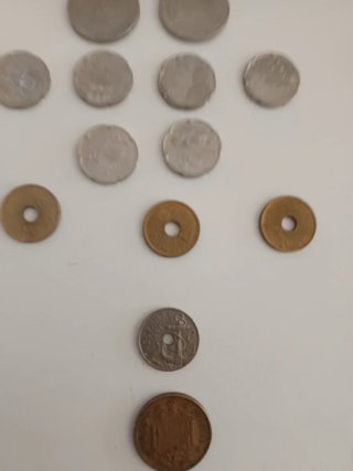 Lote de monedas de España