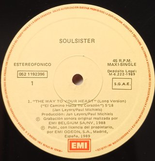 Vinilo Soul Sister - The Way To Your Heart