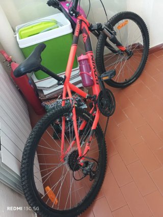 Bicicleta Rockrider Twin Naranja