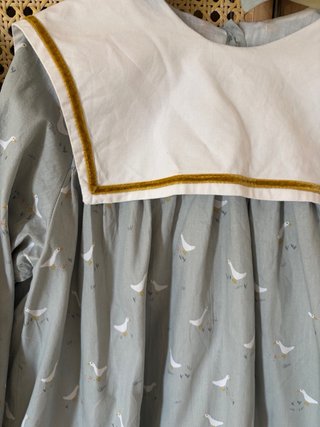 Conjunto hermanos coordinados estampado aves