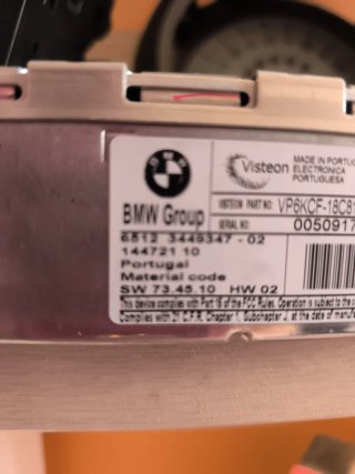 BMW Radio cd y panel  mini cooper R56.