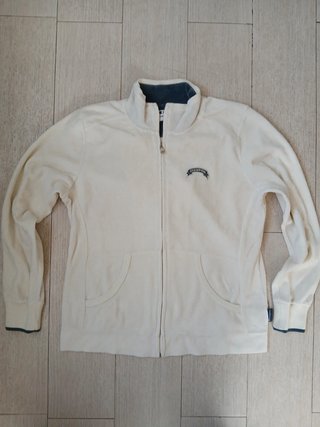 Champion felpa fleece crema - Taglia S - Spalle 40 cm, Lunghezza 57 cm