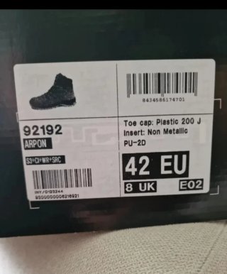Botas de Seguridad Robusta Talla 42 Gore-Tex Marró