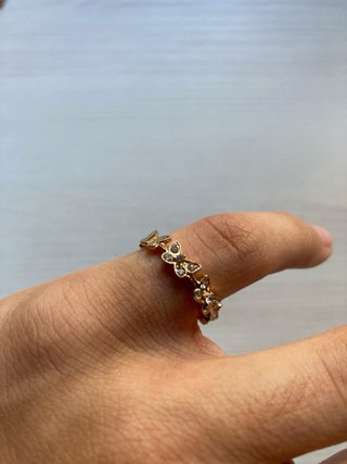 Anillos dorados ajustables