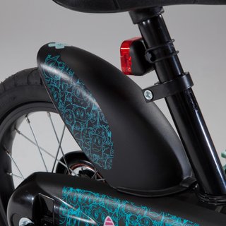 Bicicleta de niños 14 pulgadas  Btwin 500 Monsters negra