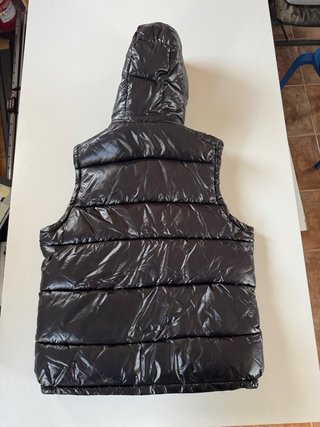 Chaleco Moncler Negro con Capucha