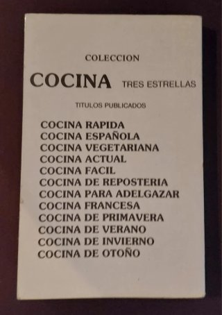 Libro "Cocina fácil"