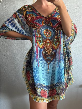 Vestido de playa Yu & Me estampado