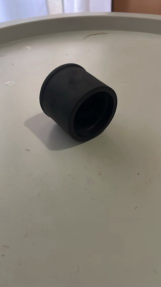 Tapa bola remolque negra