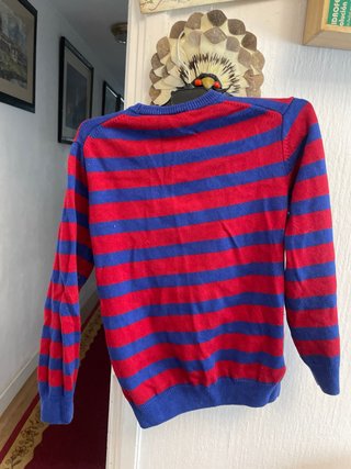 Jersey Lacoste Rayas Talla 10 impecable