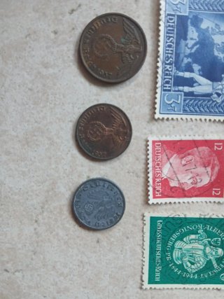 Francobolli e Monete Terzo Reich