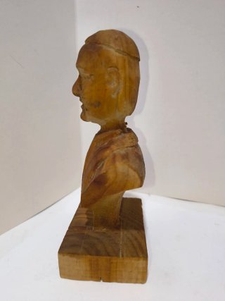 Busto Papa Giovanni Paolo II Legno