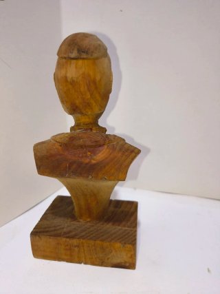 Busto Papa Giovanni Paolo II Legno