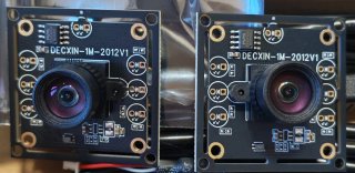 2x Módulos Cámara USB 1MP DECXIN + Cables - NUEVOS
