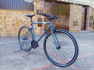 Bicicleta Urbana Fixie Elops 500 Talla M