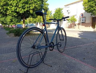 Bicicleta Urbana Fixie Elops 500 Talla M