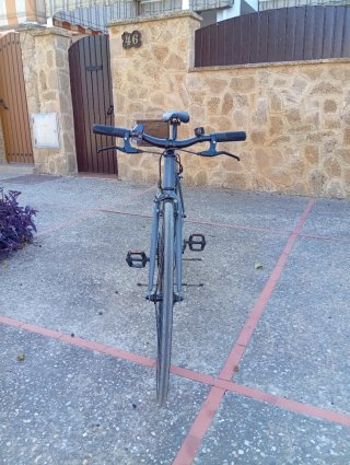 Bicicleta Urbana Fixie Elops 500 Talla M