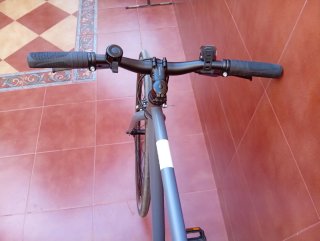 Bicicleta Urbana Fixie Elops 500 Talla M