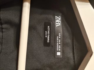 Camisa Negra Manga Larga Hombre