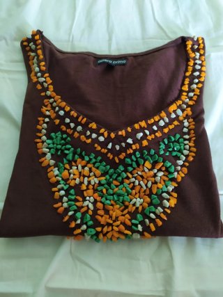 Camiseta Opera Prima Manga Francesa. Talla M.