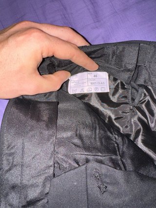 Abito da cerimonia uomo nero- taglia 46 nuovo