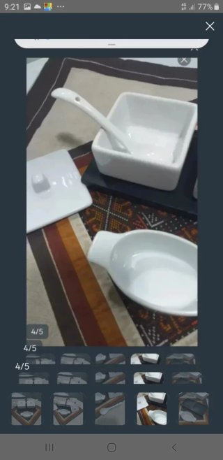 Juego Salseras con Bandeja y Cucharas