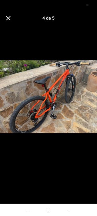 Bicicleta Naranja Talla s