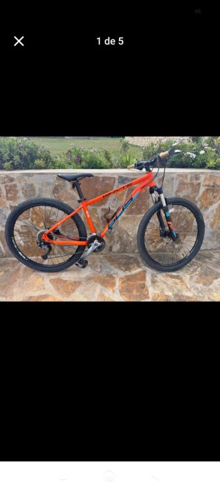 Bicicleta Naranja Talla s