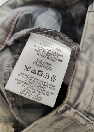 Pantalones chinos gris Anthropologie