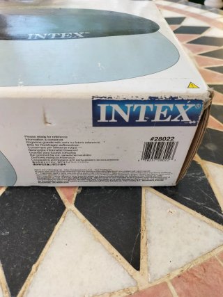 Cobertor Piscina Intex Negro/Azul