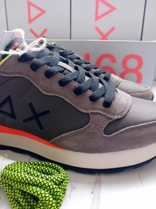 SUN68 Scarpe Uomo Tg 43 Mod TOM FLUO