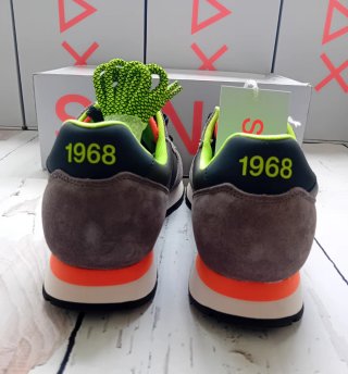 SUN68 Scarpe Uomo Tg 43 Mod TOM FLUO