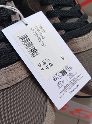 SUN68 Scarpe Uomo Tg 43 Mod TOM FLUO